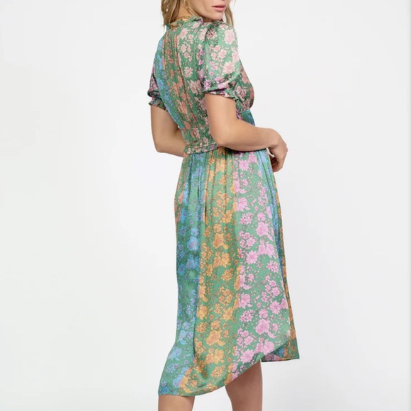 Current Air | Gradient Floral Surplice Midi Dress NWT - Picture 5 of 10